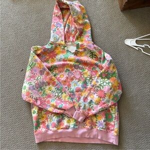 NATURAL LIFE PINK FLORAL SWEATSHIRT S/M
